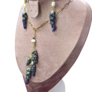 Conjunto Botánico de Lavanda y Perlas